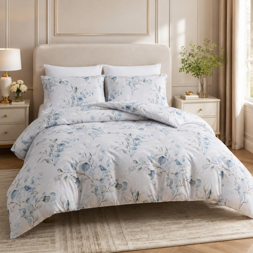 Premium Reversible Duvet Cover Set with Zipper Closure and Corner Ties - Image 3