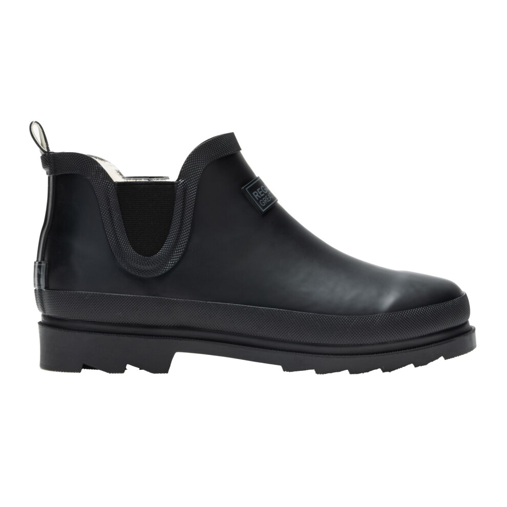Regatta Women's Black Waterproof Harper Cosy Ii Wellingtons In | Size: 4 - Image 9