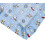 DTEX HOMES 2 x Cot Bed Sheets Super Soft Breathable Polycotton Fitted Sheet 140 x 70 cm (Space Blue) 4