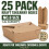 Signature Recyclable Kraft Takeaway Boxes No.8, 25 Pack, Rectangular 2