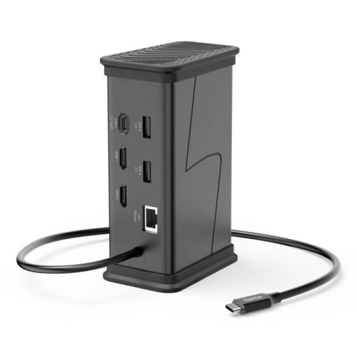 Hama Hama Hub USB Connect2Office Black alimentation USB-C