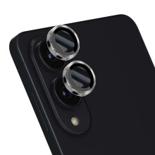 Paquete de 2 Protectores de Lente de Cámara para Galaxy S25 Edge en Vidrio Templado Force Glass Transparente