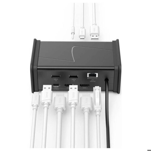 Hama Hama Hub USB Connect2Office Black alimentation USB-C 2