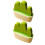 12pcs Cactus Coaster Set Insulation Mat Creativity Coaster Suitable for Beverage Bar Home Decor Coffee Table with Stand 2