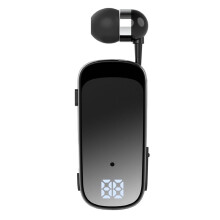 Fone de Ouvido Sem Fio K65 com 20 Horas de Autonomia, Viva-Voz, Lembrete de Chamada, Vibração, Clipe Esportivo, Fone de Ouvido com