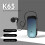 K65 20 Hours Work   Wireless  Headset Handsfree Call Remind Vibrations Sport Clip Driver Earphone 4
