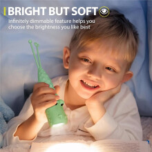 2 Pack Rechargeable Kids Flashlight, Cute Silicone & Crocodile Torch, Camping Gift for Boys Girls