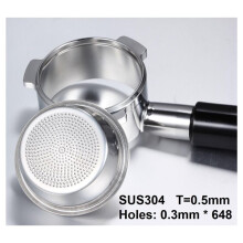 54mm Coffee Bottomless Portafilter for  Filter Basket Replacement Espresso Machine Accessory Coffee B