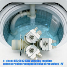 5220FR2075V Plastic Washing Machine Inlet Valve (3-Valve Solenoid Assembly),Washing Machine Parts