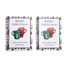 2PCS Christmas Cup Merry Gift Card Book, Gifts for Grandkids Kids Women Surprises Every Page DIY Gift Card Booklet