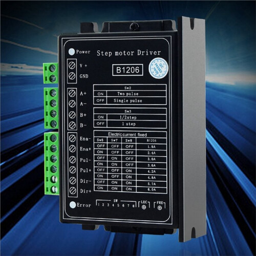 B1206 Stepper / Half Step Driver Two Phase Stepper Motor Driver Supply Voltage 120V 6A Working Current 2