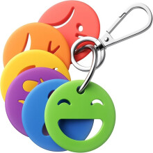 Silicone Color-Coded Emotion Keychain for Kids, Feelings Regulation Tool, Children Emotional Awareness Key