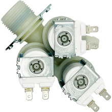 5220FR2075V Einlassventil für Waschmaschinen Aus Kunststoff (3-Ventil-Magnetventilbaugruppe), Waschmaschinenteile