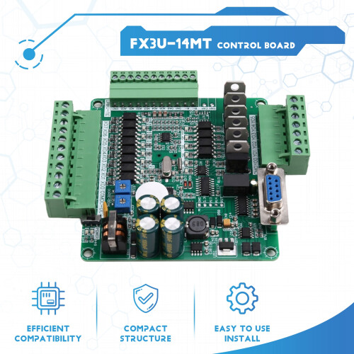 FX3U-14MT Hochgeschwindigkeit mit Analogem Programmierbarem Controller PLC Industrieplatine FX3U-14MT 2