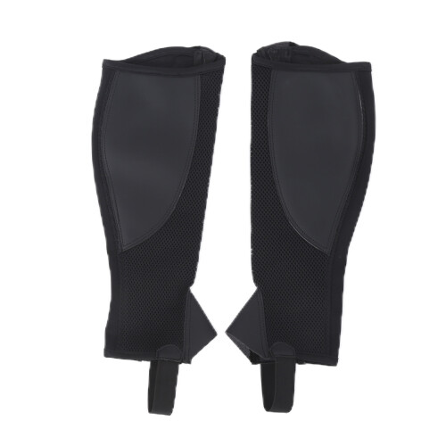 Reitmode Kinder Halb Chap Schwarz CL Superfaser
