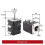 NEMA17 Double Layer Stacked 1.6A 270mN.M Stepper Motor Forward and Reverse Automatic Micro Stepping Motor for CNC 8