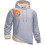 Herren Fleece-Kapuzenpullover Winddicht Warm Grau Größe L — winterpullover herren, sherpa hoodie gefüttert 1