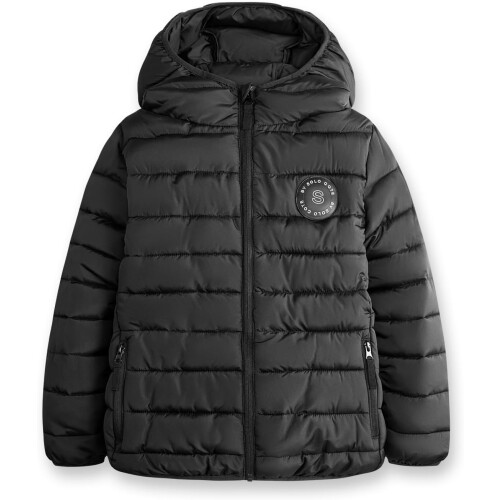 Kinderjacke Übergangsjacke winddicht leicht schwarz Größe 128 — kinderjacke winter, übergangsjacke junge 1