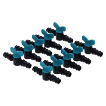 50 x Abschaltventil mit Widerhaken für 20mm Rohre