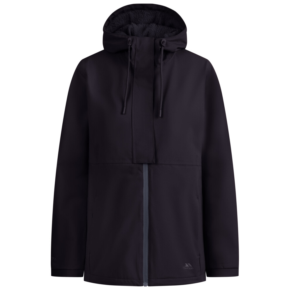 Trespass Women's Waterproof Rain Jacket Jodie Black Size 14 - Image 2