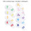 Golfeisen Kopfschoner bestickte Schutzhülle weiß 17
