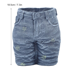 Kreativer Topf aus Harz, Denim-Deko, modern