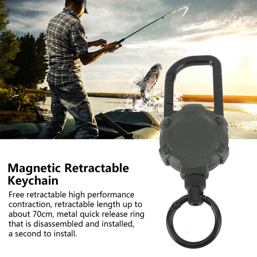 Magnetischer Schlüsselanhänger mit Edelstahl,
