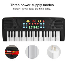 Pädagogisches E-Piano für Kinder 37 Tasten inkl.