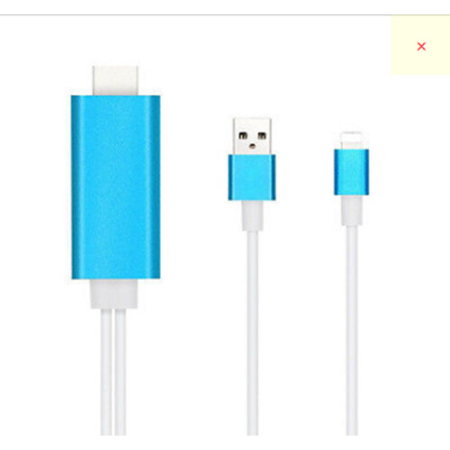 (blue)Câble Adaptateur Micro Usb vers Hdmi Tv Mhl pour Max Hd Full 2