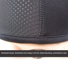 Atmungsaktive Helmhaube aus Polyester für Sport