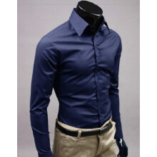 (# Black,Tag 4XL=US 2XL)Mens Youth Dress Shirt With No Iron Finish And Long Sleeve Design For Use Daily