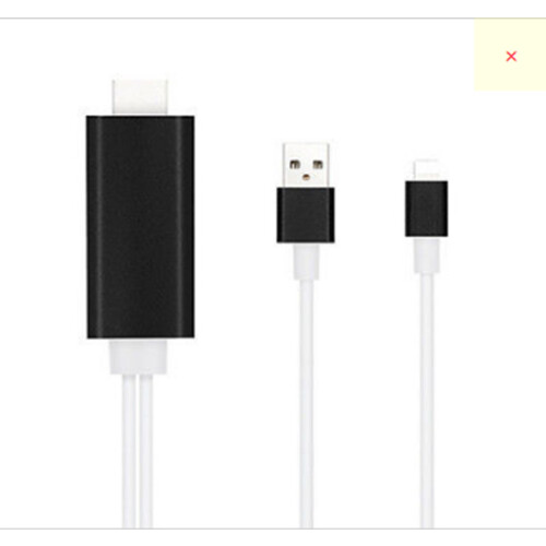 (silver)Câble Adaptateur Micro Usb vers Hdmi Tv Mhl pour Max Hd Full 1