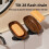 Grain Wooden Elegant Soap Container With Suction Base For Daily Use Bathroom 5