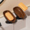 Grain Wooden Elegant Soap Container With Suction Base For Daily Use Bathroom 8