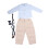 Jungen Anzug Langarm Hemd Blau 100cm Set 2
