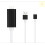 (silver)Micro Usb To Hdmi Tv Mhl Adapter Cable For Max Hd Full 2