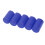 10er Set Silikonschlauchkappen 12mm Blau 3