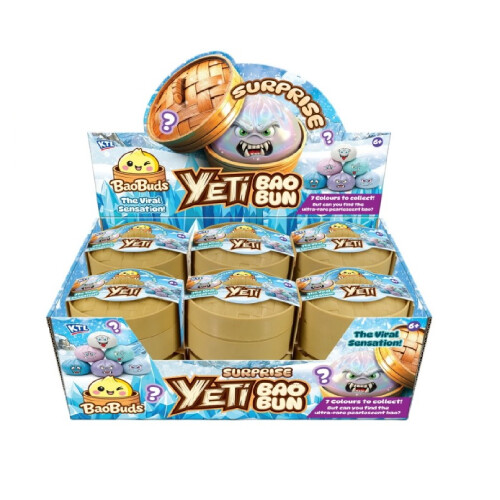 Kandy Toys Yeti Squishy Bao Buns In Dumpling Assortment