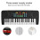 Elektronisches Kinder Keyboard mit USB Anschluss 4