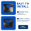 Moldura Frontal de 9 Polegadas para  Impreza Forester 1996-2002 com Kit de Instalação de Rádio Android 1