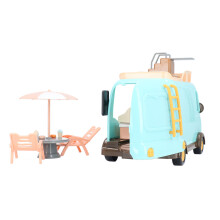 Wohnmobil Spielset Strand Kinderauto mit Zubehör