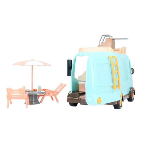 Wohnmobil Spielset Strand Kinderauto mit Zubehör