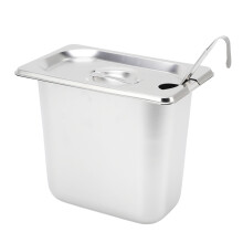 Gewürzregal Edelstahl 8 Töpfe Gastro Ständer