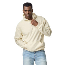 (L, Heather Black) Gildan Unisex Adult Softstyle Fleece Midweight Hoodie