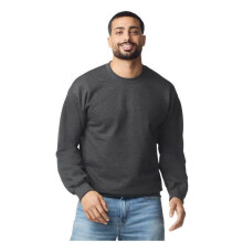 (M, Heather Black) Gildan Unisex Adult Softstyle Fleece Midweight Pullover