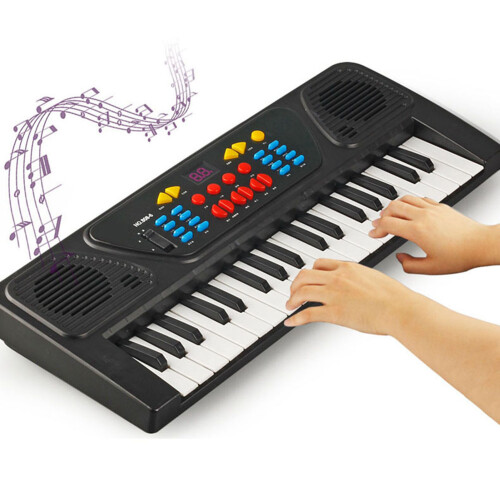 Kindertastatur mit Mikrofon und 37 Tasten, USB