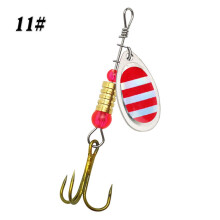 (Style 8)Spinner Lures Metal Bait Set Rotating Sequins Fishing Lure Spoon Lures For Pike Trout Bass Perch Salmon