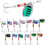 (Style 6)Spinnerköder Metallköder Set rotierende Pailletten Angelköder Spoonköder für Hecht Forelle Barsch Barsch Lachs 4