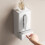 (White 23cm)Organizer per tessuti da parete con design impermeabile per casa e uso commerciale 10