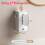 (White 23cm)Wall Mounted Tissue Organizer With Waterproof Design For Home And Commercial Use 1